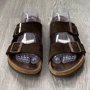 Birkenstock Arizona Suede Strap Sandals Size 8